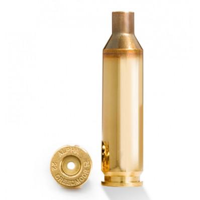 Alpha Munitions Ultra Premium Unprimed Brass Cartridge Cases .22 Creedmoor - Large Rifle Primer 100/Box - Precision Shot Firearms