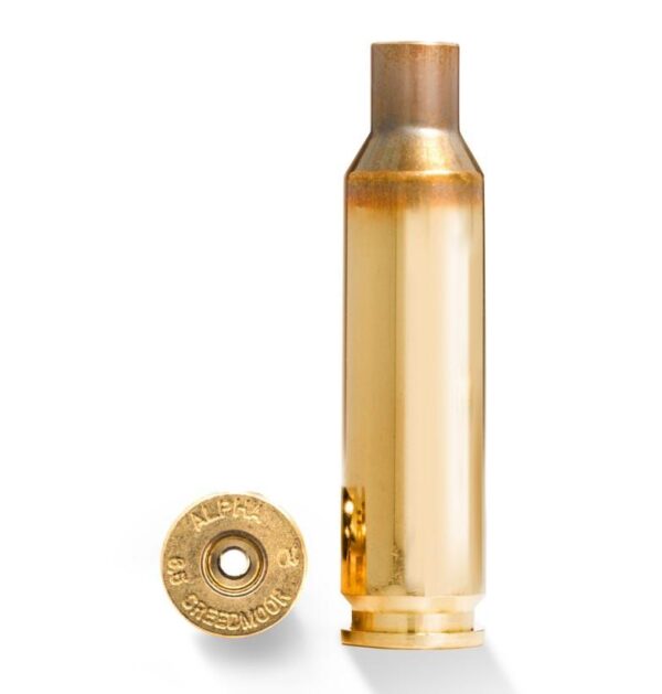 Alpha Munitions Ultra Premium Unprimed Brass Cartridge Cases .25 Creedmoor SRP Small Rifle Primer Brass 100/Box - Precision Shot Firearms