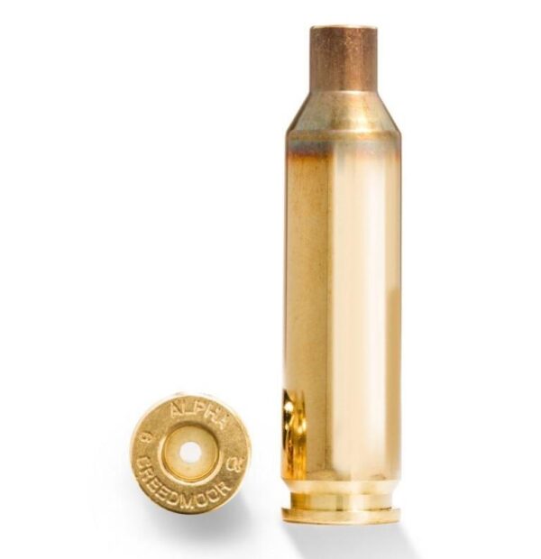 Alpha Munitions Ultra Premium Unprimed Brass Cartridge Cases 6mm Creedmoor - Large Rifle Primer 100/Box - Precision Shot Firearms