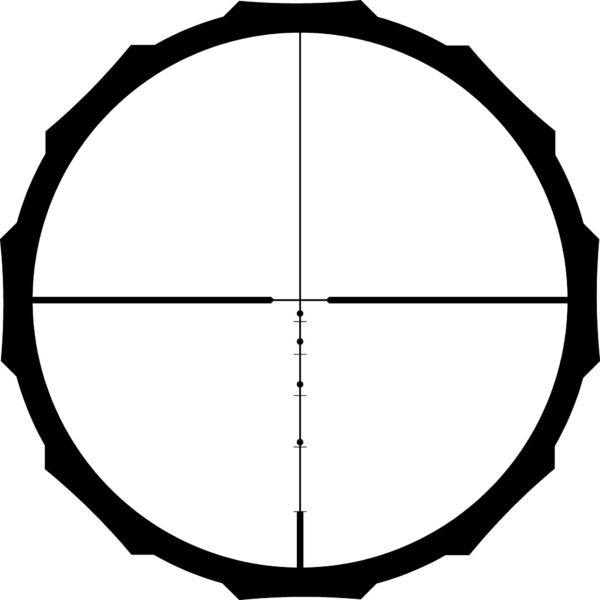 Crimson Trace Hardline Rifle Scope - 2-7x32mm 1" SFP BDC Blackout - Precision Shot Firearms
