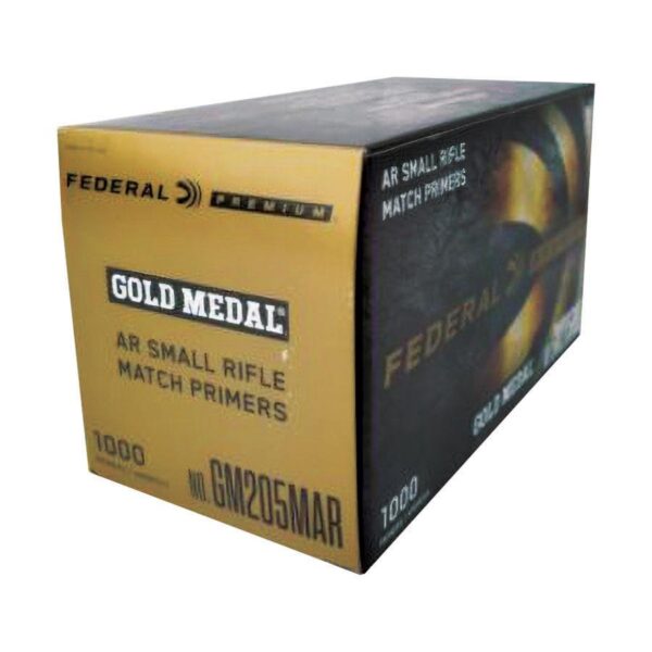 Federal Premium Gold Medal Centerfire Primers AR Small Rifle Match 1000/ct - Precision Shot Firearms