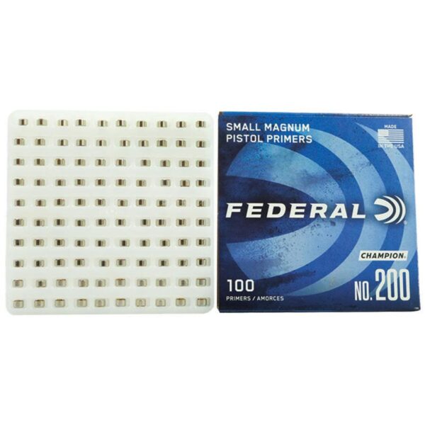 Federal Premium Champion Centerfire Primers Mag Small Pistol 1000/ct - Precision Shot Firearms