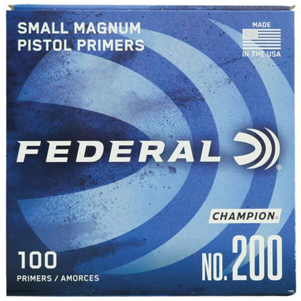 Federal Premium Champion Centerfire Primers Mag Small Pistol 1000/ct - Precision Shot Firearms