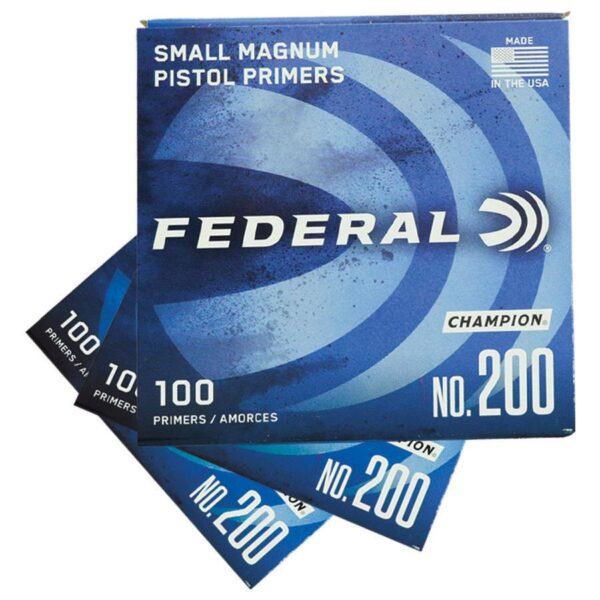 Federal Premium Champion Centerfire Primers Mag Small Pistol 1000/ct - Precision Shot Firearms