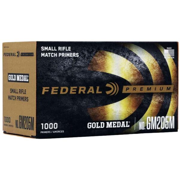 Federal Premium Gold Medal Centerfire Primers-Small Rifle Match 1000/ct - Precision Shot Firearms