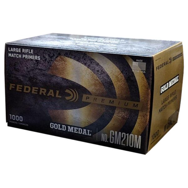 Federal Premium Gold Medal Centerfire Primers-Large Rifle Match - Precision Shot Firearms