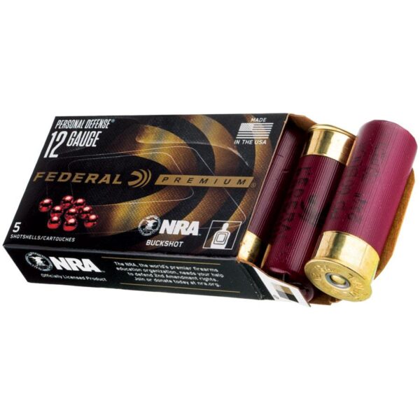 Federal Premium Personal Defense Shotshells 12 ga 2-3/4" 9 plts #00 1145 fps 5/ct - Precision Shot Firearms