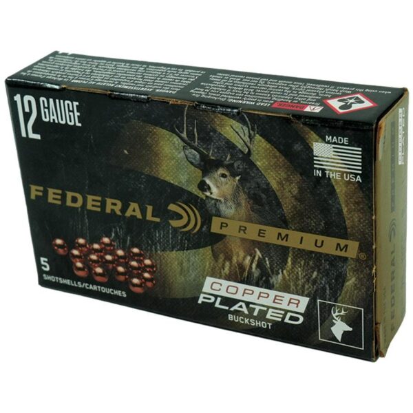 Federal Premium Vital-Shok 1 Buckshot 12 ga 2-3/4" Max 16 Pellets Ammo 5/ct - Precision Shot Firearms