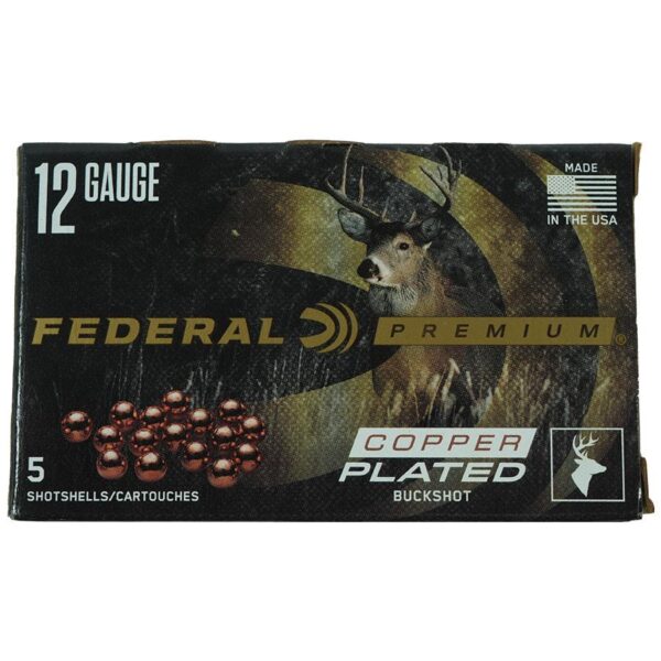 Federal Premium Vital-Shok 1 Buckshot 12 ga 2-3/4" Max 16 Pellets Ammo 5/ct - Precision Shot Firearms