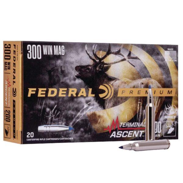 Federal Terminal Ascent Rifle Ammuntion .300 Win Mag 200 gr 2810 fps 20/ct - Precision Shot Firearms