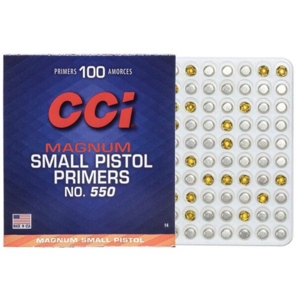 CCI Standard Primers #550 Magnum Small Pistol 1000/ct - Precision Shot Firearms