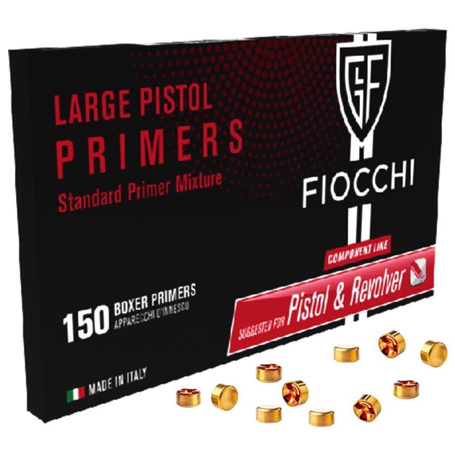 Fiocchi Large Pistol Primers - 1500/ct - Precision Shot Firearms