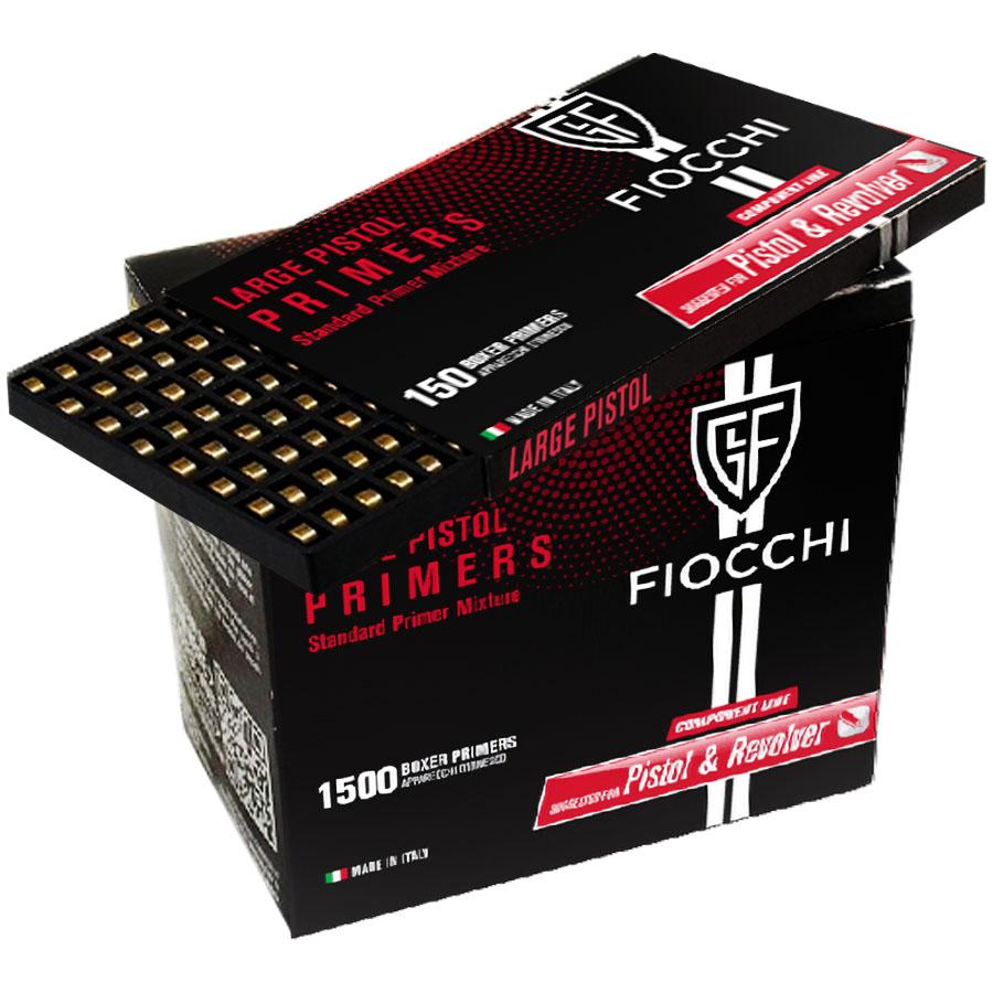 Fiocchi Large Pistol Primers - 1500/ct - Precision Shot Firearms