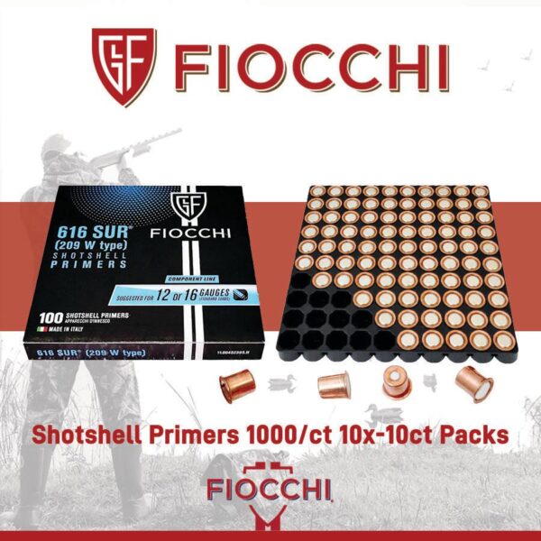 Fiocchi Shotshell Primers 1000/ct - Precision Shot Firearms