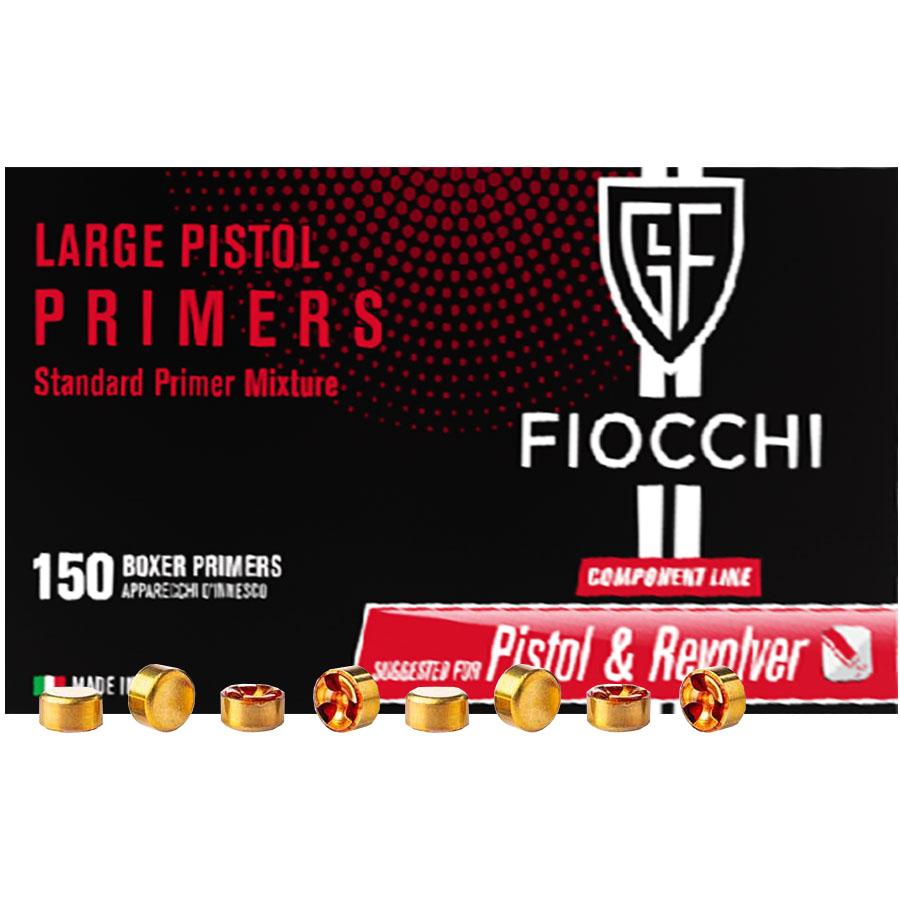 Fiocchi Large Pistol Primers - 1500/ct - Precision Shot Firearms