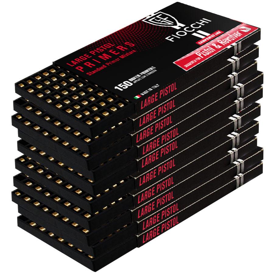 Fiocchi Large Pistol Primers - 1500/ct - Precision Shot Firearms