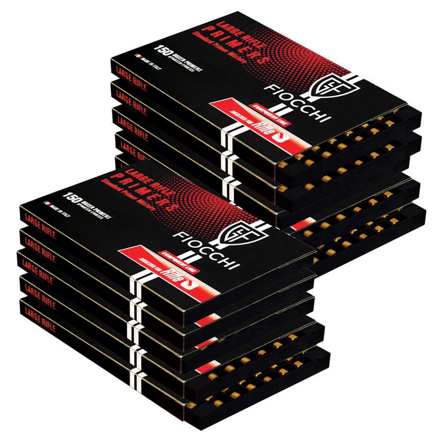 Fiocchi Large Rifle Primers - 1500/ct - Precision Shot Firearms