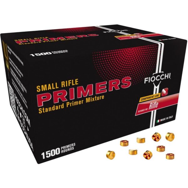 Fiocchi Small Rifle Primers - 1500/ct - Precision Shot Firearms