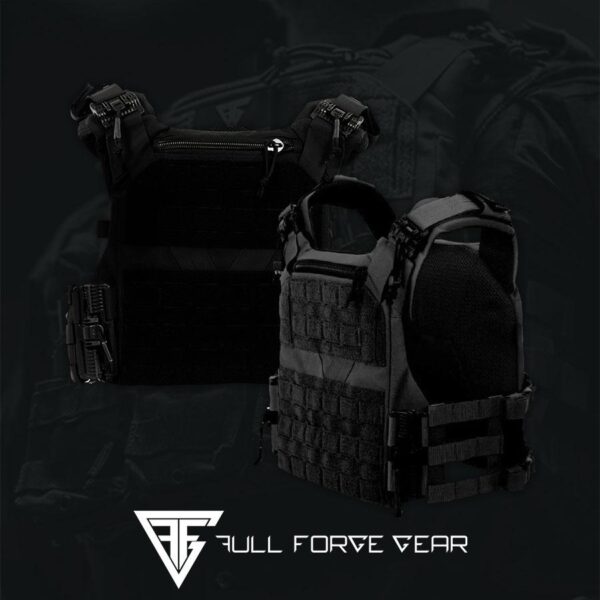 MKS Full Forge Gear Plate Carrier Shelter Black - Precision Shot Firearms