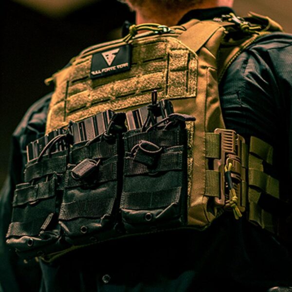 MKS Full Forge Gear Plate Carrier Shelter Black - Precision Shot Firearms