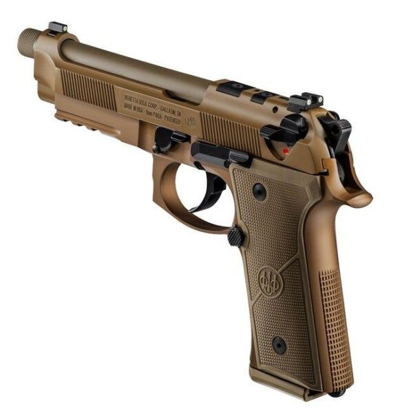 Beretta M9A4 G Handgun 9mm Luger 10/rd Magazines (3) 5.1" Threaded Barrel Optic Ready FDE Finish - Precision Shot Firearms
