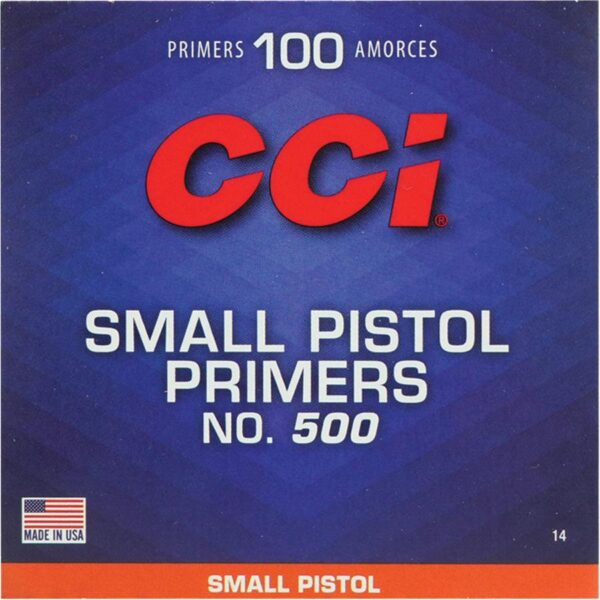 CCI Standard Primers #500 Small Pistol 1000/ct - Precision Shot Firearms