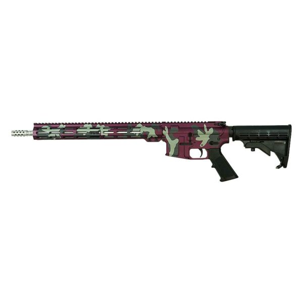 GLFA AR-15 Rifle .223 Wylde 30rd Magazine 16" Barrel Mission Manhattan/Stainless Steel with 15.25" Handguard - Precision Shot Firearms
