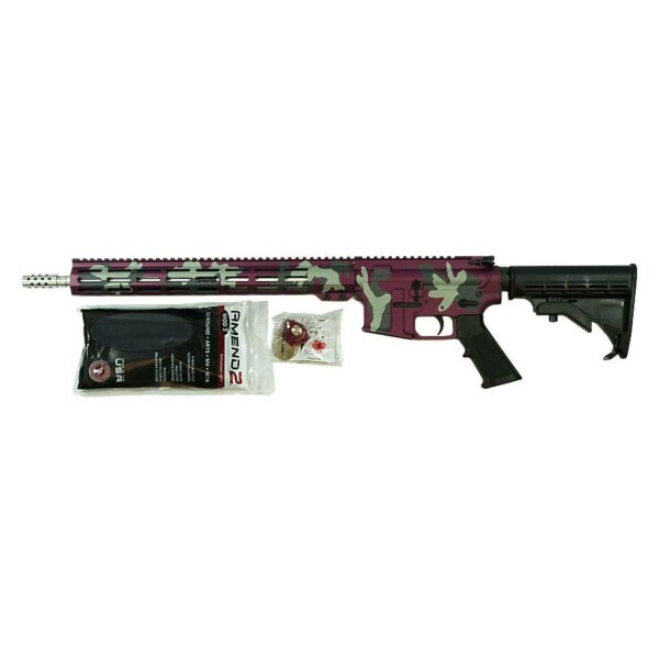 GLFA AR-15 Rifle .223 Wylde 30rd Magazine 16" Barrel Mission Manhattan/Stainless Steel with 15.25" Handguard - Precision Shot Firearms