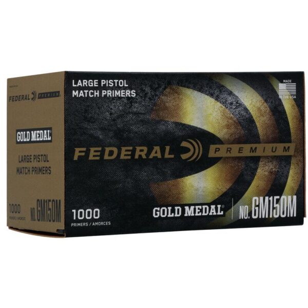 Federal Gold Medal Centerfire Large Pistol Match Primer 1000/ct - Precision Shot Firearms