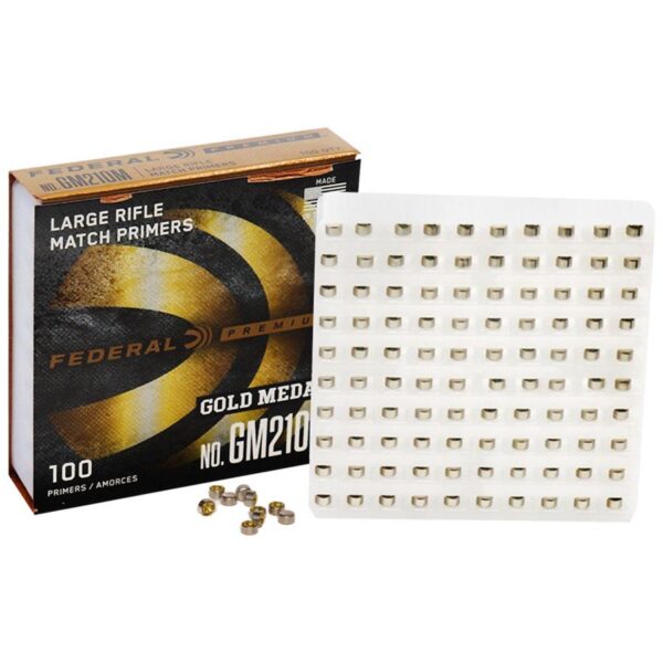 Federal Premium Gold Medal Centerfire Primers-Large Rifle Match - Precision Shot Firearms