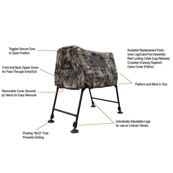 Hidgon Outdoors MOmarsh Invisi-Lab - Optifade Marsh - Precision Shot Firearms