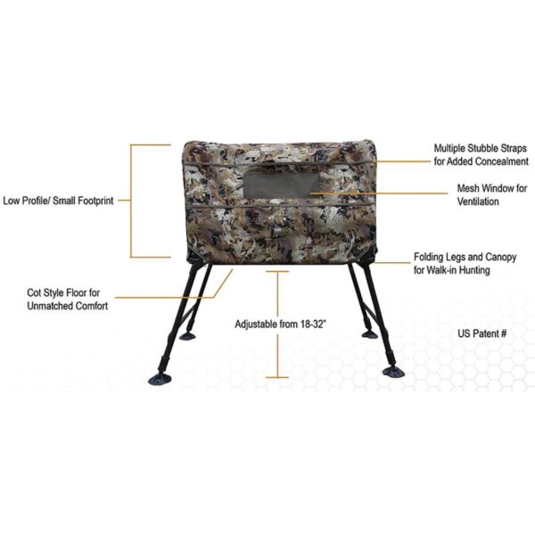 Hidgon Outdoors MOmarsh Invisi-Lab - Optifade Marsh - Precision Shot Firearms
