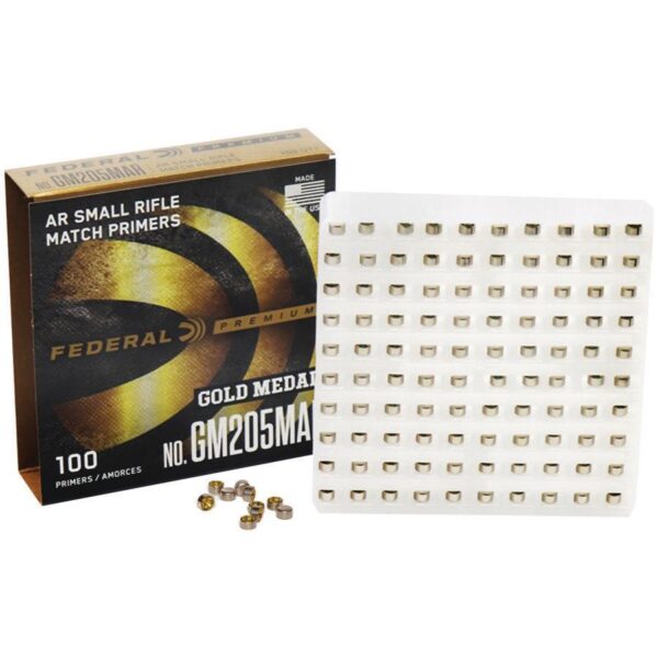 Federal Premium Gold Medal Centerfire Primers AR Small Rifle Match 1000/ct - Precision Shot Firearms