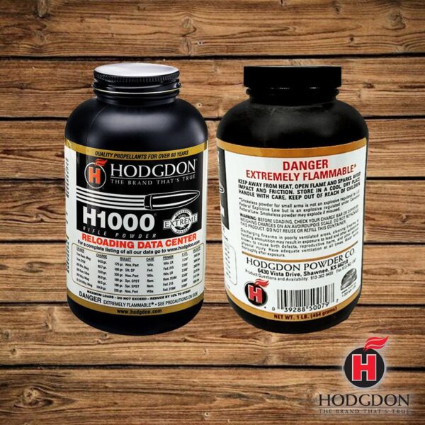 Hodgdon Extreme H1000 Rifle Powder 1 lbs - Precision Shot Firearms