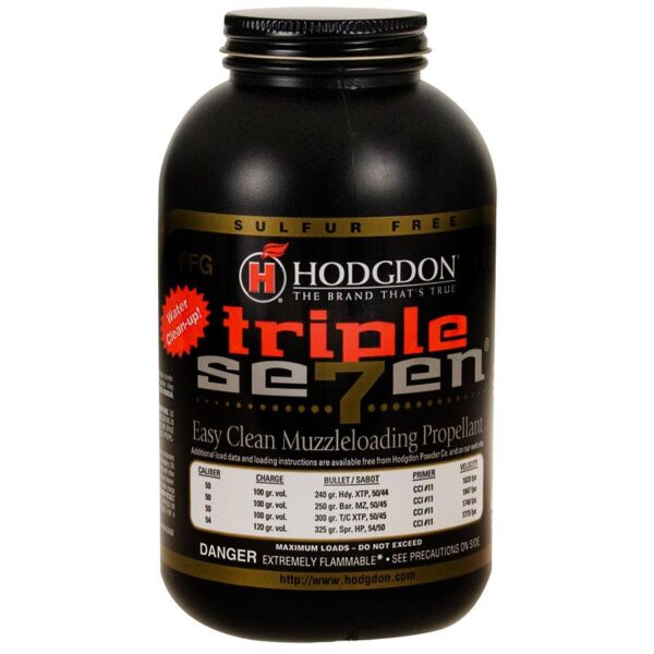 Hodgdon Triple Seven Granular Powder - Muzzleloader FFg 1 lbs 1 lbs - Precision Shot Firearms
