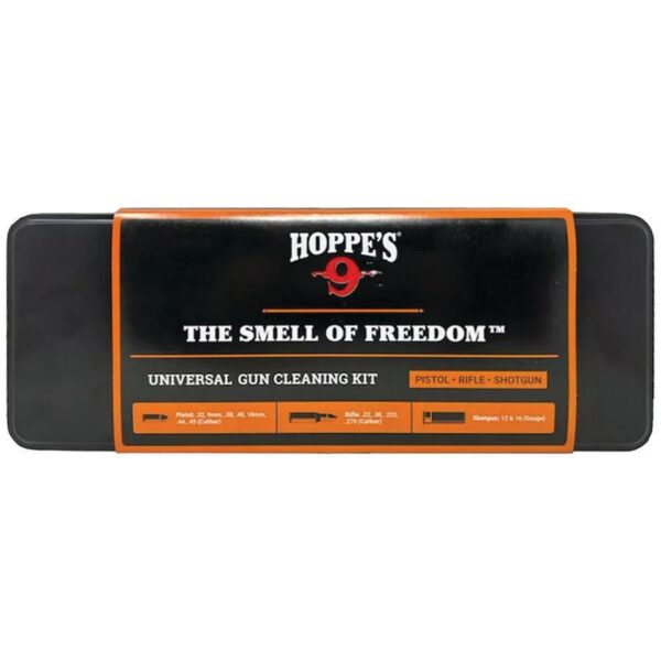 Hoppe's Universal Gun Cleaning Kit Tin without Mops - Precision Shot Firearms