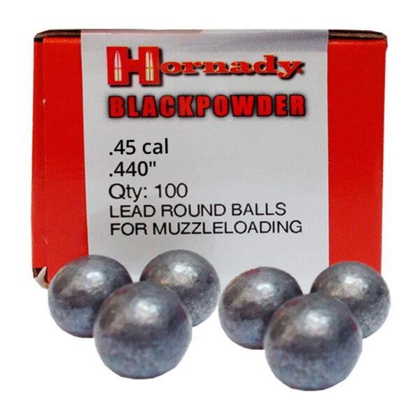 Hornady Lead Round Ball .45 cal .440" 100/ct - Precision Shot Firearms