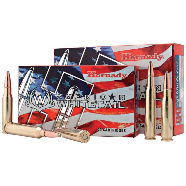 Hornady American Whitetail Rifle Ammunition 6.5 Creedmoor 129 gr. SP 2820 fps 20/ct - Precision Shot Firearms
