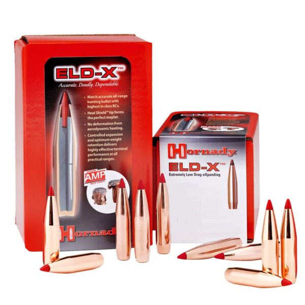 Hornady ELD-X Bullets with Heat Shield Tip .30 cal .308" 212 gr 100/ct - Precision Shot Firearms