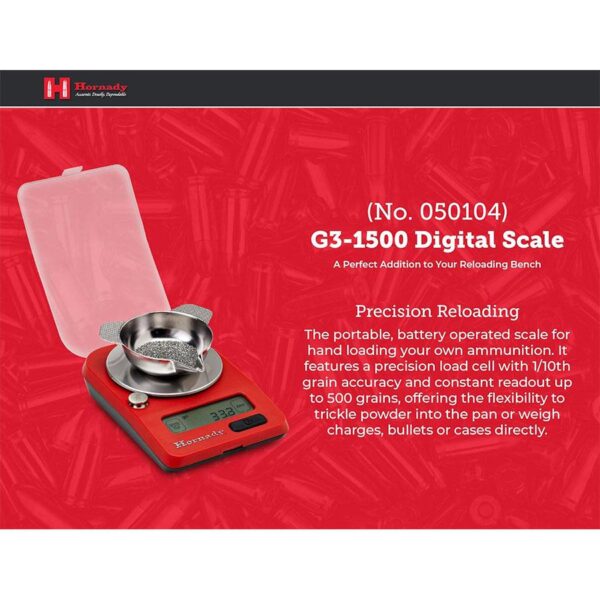 Hornady G3-1500 Digital Scale - Precision Shot Firearms
