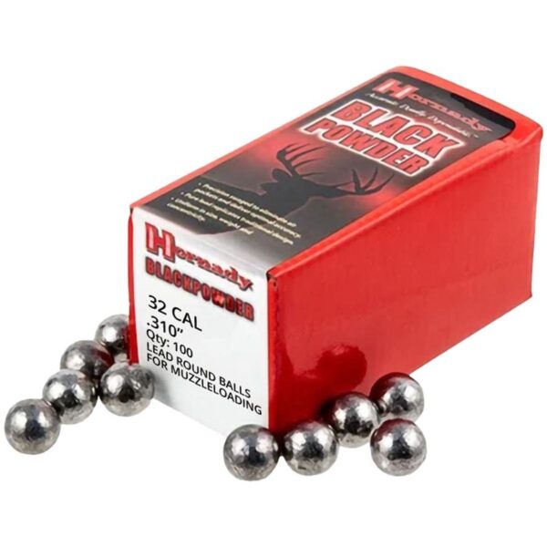 Hornady Lead Round Ball .32 cal .310" 100/ct - Precision Shot Firearms
