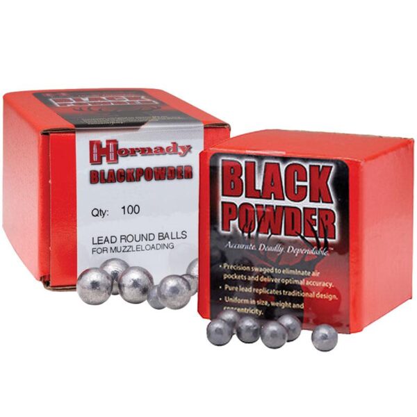 Hornady Lead Round Ball .54 cal .530" 100/ct - Precision Shot Firearms