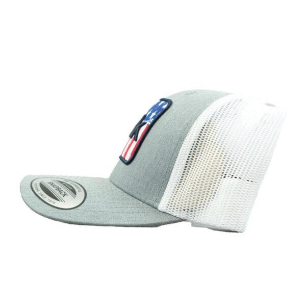 Huk Salute Trucker Hat Heather Grey - Precision Shot Firearms