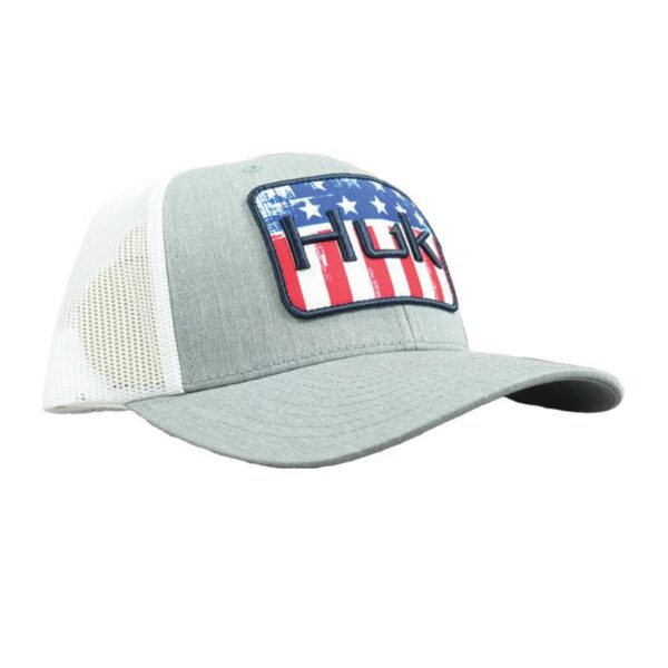 Huk Salute Trucker Hat Heather Grey - Precision Shot Firearms