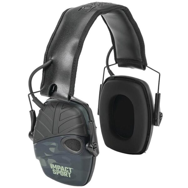 Impact Sport Electronic Earmuff NRR 22db Multi-Cam Black - Howard Leight by Honeywell - Precision Shot Firearms