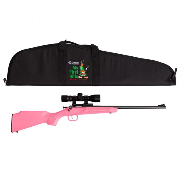 CRICKETT 22LR BL/PNK SCP/CASE, KSA2220BSC