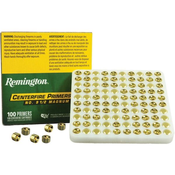 Remington Centerfire Large Rifle Primers- 9-1/2 Magnum Rifle - Precision Shot Firearms