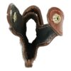 Bond Arms Leather Driving Holster RH 3" Barrel Brown with Henna Stitching - Precision Shot Firearms