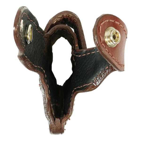Bond Arms Leather Driving Holster RH 3" Barrel Brown with Henna Stitching - Precision Shot Firearms