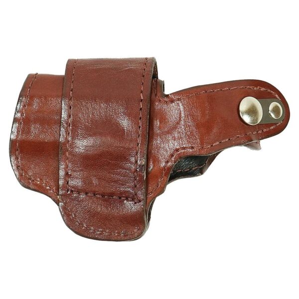 Bond Arms Leather Driving Holster RH 3" Barrel Brown with Henna Stitching - Precision Shot Firearms